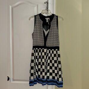Black and White Checkered Dress